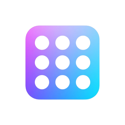 ui ux icon with blue and purple gradient