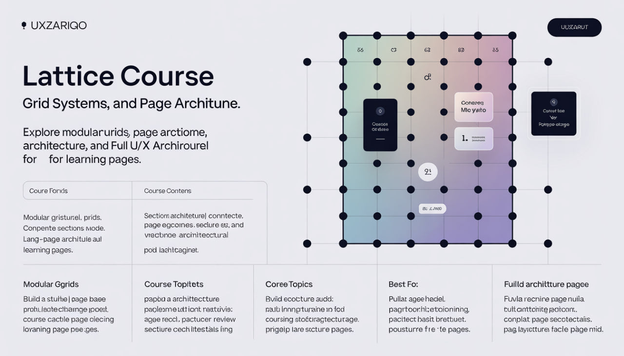 infographic about lattice course