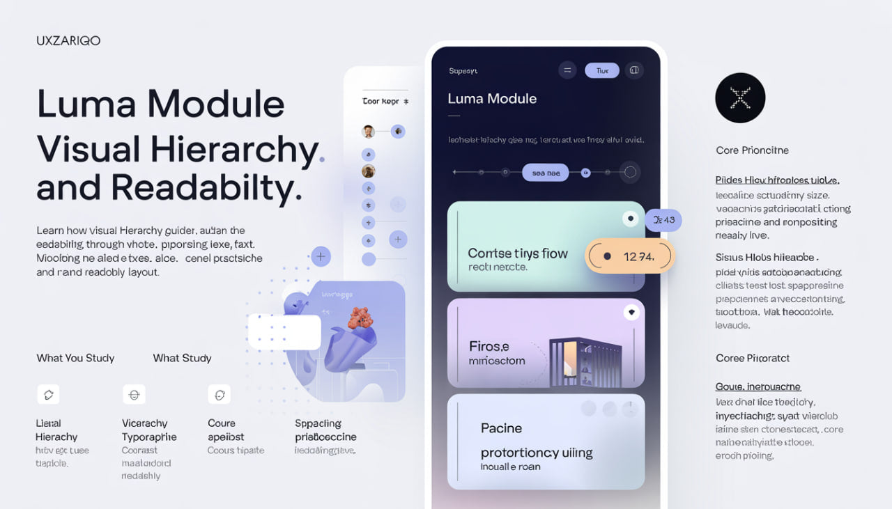 luma module infographic visual showing